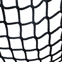 Filet de sécurité anti-chute pour le levage de charges, en nylon et polyéthylène, 6m x 8m, pour quais et chantiers de construction