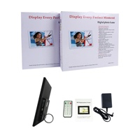 Marco de Fotos Digital de 17 Pulgadas con Reproductor de Video y Música, Compatible con SD y USB