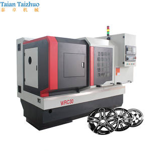 WRC30 Digital Memeriksa dan Diamond Cutting Paduan Roda Perbaikan CNC Bubut - Product Image 2