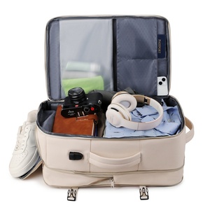 Men's 16-Inch Multifunctional <b>Waterproof</b> Laptop <b>Backpack</b> Cross-Border New Business Expandable Oxford Polyester Zipper for - Product Image 3