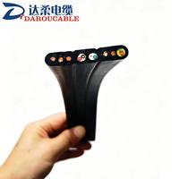 Câble flexible YFFB multiconducteur plat avec fibre optique