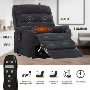 <span class=keywords><strong>Fauteuil</strong></span> <span class=keywords><strong>inclinable</strong></span> <span class=keywords><strong>électrique</strong></span> extra large et durable pour personnes corpulentes, aide à la position debout et à la rééducation - Product Image 4