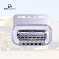 Nouvelle lampe de position latérale LED 24V pour camion, voyant de dégagement jaune, accessoires de voiture pour remorque, tracteur, bus, clignotant stroboscopique