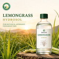 Hydrolat de citronnelle (Cymbopogon Citratus) pur botanique, phase aqueuse non diluée, en vrac pour les marques de soins naturels