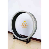 EUR PET Fournitures en plastique de haute qualité pour animaux de compagnie Jouet de jeu Roue roulante pour chat Course à pied Exercice Santé Entraînement Roue