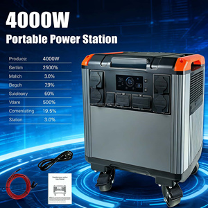 Generador Solar de 4000W con Batería, Estación de Energía Portátil para Respaldo en el Hogar, RV y Camping - Product Image 1