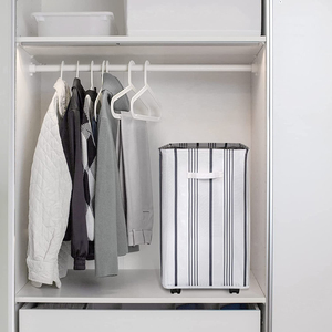 Kuyue giỏ giặt với bánh xe lăn giặt <span class=keywords><strong>Hamper</strong></span> SORTER với xử lý có thể gập lại góc lưu trữ Thùng - Product Image 4