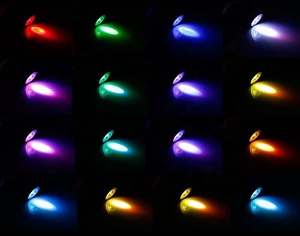 Mini projecteur <span class=keywords><strong>Led</strong></span> imperméable, éclairage domestique, mélange de couleurs, 14, <span class=keywords><strong>rgb</strong></span>, télécommande, lampe spot 3w - Product Image 5