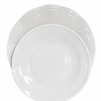 Assiette de luxe vintage à motif floral pour décoration de mariage, vaisselle personnalisable conforme FDA BSCI pour cadeaux d'entreprise et d'anniversaire