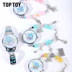 Authentique TOPTOY Hatsune Miku Série Mignonne Montre Boîte Surprise Mystère 12 pièces/lot Montre-bracelet à Quartz Anime Cadeau de Collection pour Filles - Product Image 5