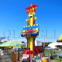 Attractions équitables manèges de parc d'attractions Mini tour de chute manèges pour enfants grenouille Machine à sauter grenouille saut chute libre manèges pour enfants