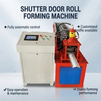 Machine de formage à froid pour la fabrication de bandes de portes à enroulement certifiées CE