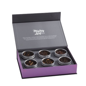 Packaging Tea Box Custom Packaging Magnetic Lid Tea Jars Boxes Cardboard Paper Luxury Tea Gift Box