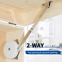 Charnières à fermeture amortie en zinc pour coffres de rangement en bois, bancs, construction en cèdre, robustes et sécurisés, pour usage en entrée, salle de sport, cuisine