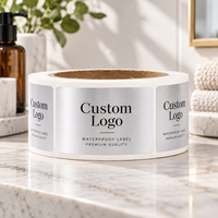 Étiquettes cosmétiques personnalisées imperméables, impression d'autocollants adhésifs pour l'emballage de lotion pour la peau, de parfum et de sérum