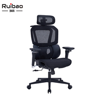 Chaise de bureau/tâches ergonomique moderne en maille avec fonctions réglables pour la maison, l'école et l'hôtel