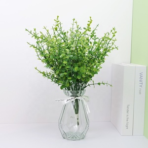 Flores de simulación Simulación Eucalipto Suministros de flores artificiales Ramas y tallos Flores Hoja verde Seda Artifi - Product Image 5