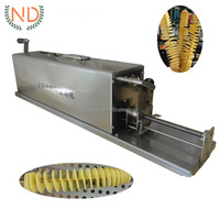 Rouleau manuel électrique à spirale pour couper pommes de terre, trancheur, machine pour découpe spirale de sucrerie