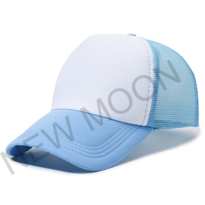 Casquette Trucker personnalisée à 5 panneaux en mousse et maille, plus de 50 couleurs disponibles, couleur unie, vierge, vente en gros, idéale pour le cyclisme et la plage - Product Image 4