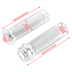 Puños de Manillar con Acelerador Electrónico de 1 pulgada (25 mm) para Motocicleta Harley Dyna Softail Fat Boy Touring <span class=keywords><strong>CVO</strong></span> Road King <span class=keywords><strong>Street</strong></span> <span class=keywords><strong>Glide</strong></span> - Product Image 5