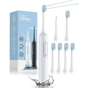 <span class=keywords><strong>Irrigador</strong></span> Bucal <span class=keywords><strong>Dental</strong></span> de 4 Modos, Limpiador de Dientes Impermeable, <span class=keywords><strong>Irrigador</strong></span> Oral Recargable <span class=keywords><strong>con</strong></span> Cepillo de Dientes - Product Image 1