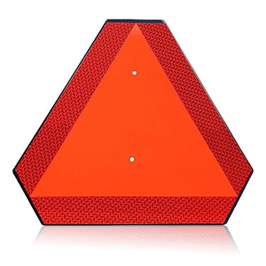 ANT5PPE SMV <span class=keywords><strong>Señal</strong></span> de tráfico de vehículos de movimiento lento Naranja Reflectante Seguridad Triángulo Carretera <span class=keywords><strong>Señal</strong></span> de grado de ingeniería de plástico grueso - Product Image 1