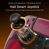 Manette de jeu AJAZZ GP100 PS double mode |   Joystick à effet Hall, filaire/BT, 1200 mAh, détection de mouvement six axes, retour de vibration