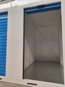 Portes roulantes multiples, cloison de séparation, pliables, assemblables, empilables, conteneurs de rangement portables, unités de stockage pliables - Product Image 4