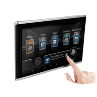 Appuie-tête avec écran tactile HD 9/10,1 pouces, moniteur d'appuie-tête de voiture Android MP5, divertissement pour siège arrière, lecteur DVD de voiture, moniteur d'appuie-tête