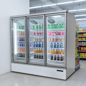 Réfrigérateur à boissons pour supermarché, 2/3/4 portes, vitrine commerciale, réfrigérateur à boissons froides - Product Image 1