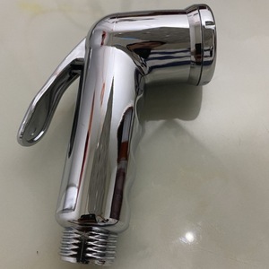 Pistolet pulvérisateur de toilette portable en ABS argenté, buse de bidet à jet unique pour salle de bain - Product Image 2