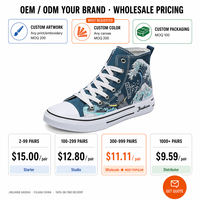 Zapatillas de Lona Personalizadas OEM para Hombre, Estilo Casual con Cordones, Bordado e Impresión, Suela de Goma para Todas las Temporadas, Fábrica China