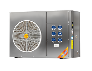 HEPAI R290 Air Source Heat <b>Pump</b> <b>Water</b> Heater Monobloc Electric Swimming <b>Pool</b> Heater Stainless Steel Freestanding App Control - Product Image 3