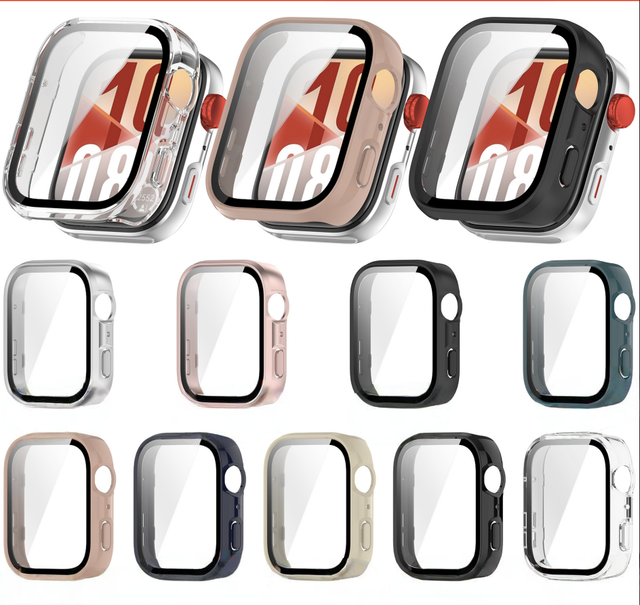 Tempered Glass Case for Huawei Watch Fit 4 Full Cover Screen Protector Hard PC Bumper Shell Cover for Huawei Watch Fit 4 Pro
