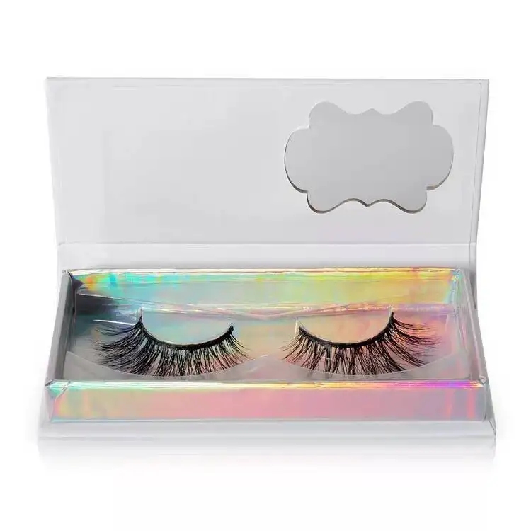 2023 luxury custom logo sliding drawer eyelash box with tray mini handbag eyelash PVC box suitcase