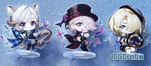 OEM ODM Anime Genshin Impact Fontaine Personnage Acrylique ou Support 13 Personnages Escoffier Furina Neuvillette Wriothesley - Product Image 2