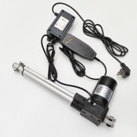 Actionneur linéaire haute vitesse DC 12V 2 pouces 50mm avec support de montage, pour fauteuil inclinable électrique, table TV, lit de massage, aimant permanent
