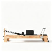 Ensemble complet d'équipements de Pilates en bois de chêne, Reformer de yoga commercial, Chaise, Tour et Baril pour studio de sport