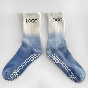 Tùy Chỉnh Phòng Tập Thể Dục Vớ Non-Slip Dệt Kim Crew Vớ Với Thoáng Khí Thoải Mái Phù Hợp Với Màu Sắc Gradient Biểu Tượng Tùy Chỉnh Và Đóng Gói - Product Image 2