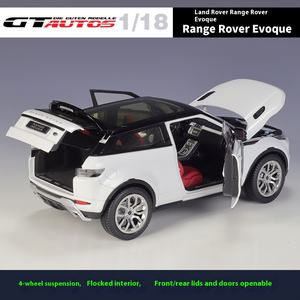 Welly GTA moulé sous pression <span class=keywords><strong>1</strong></span>:<span class=keywords><strong>18</strong></span> R AngeRover <span class=keywords><strong>Evoque</strong></span> SUV alliage modèle de voiture décoration siège réglable affichage Collection voiture en métal - Product Image 4