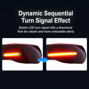 Luz Trasera LED Ahumada con Tinte Té para <span class=keywords><strong>BMW</strong></span> M4 G82 2020 2021 2022 <span class=keywords><strong>2023</strong></span> 2024 2025 2026 con Señal de Giro Secuencial Ámbar - Product Image 3