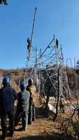 Tour de puissance 10kv à 500kv ligne de transmission tubulaire équipement tours de télécommunication et accessoires