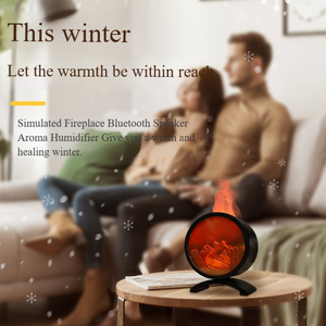 Wholesale Wholesale Aromatherapy Machine BT Speaker <b>Diffuser</b> Colorful Night Light Essential <b>Oil</b> Fireplace - Product Image 3