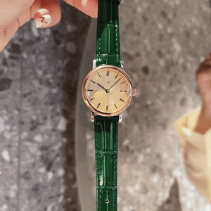 Reloj de Lujo para Pareja de Alta Calidad, Movimiento de Cuarzo, Correa de Cuero de Cocodrilo, Espejo de Zafiro Curvo, Resistente al Agua para Uso Diario - Product Image 3