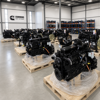 Ensemble Moteur Cummins 6BT avec Transmission, Moteurs Diesel Marins Cummins 6BT d'Occasion pour Camions et Bateaux