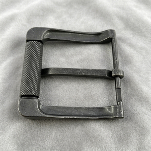 Hebilla de Cinturón de Metal Personalizada de Primera Calidad, Hebilla de Acero Inoxidable con Acabado Negro Mate para Hombres, Cinturones Casuales para Jeans y Accesorios de Vestir Diarios - Product Image 2