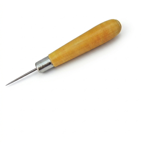Aguja de punta fina con mango de madera para bisutería, manualidades con cuentas, enhebrado, nudos, tallado en cera, herramienta artesanal | GS105 - Product Image 1