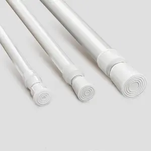 High Quality Cheap 1.3-2.2cm Diameter Curtain Rods Poles Adjustable Extendable Metal Curtain Rods For Windows