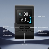 Masseur de compression des jambes sans fil avec télécommande, dispositif à pression d'air avec fonction mémoire et minuterie, relaxation corporelle complète pour usage domestique