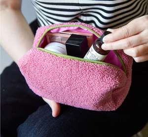 Wholesale & Cases Containers Portable <b>Plush</b> Makeup Bag <b>Large</b> Capacity Cosmetic Organizer Storage Bags - Product Image 2